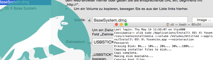 Mac OS X Boot Stick